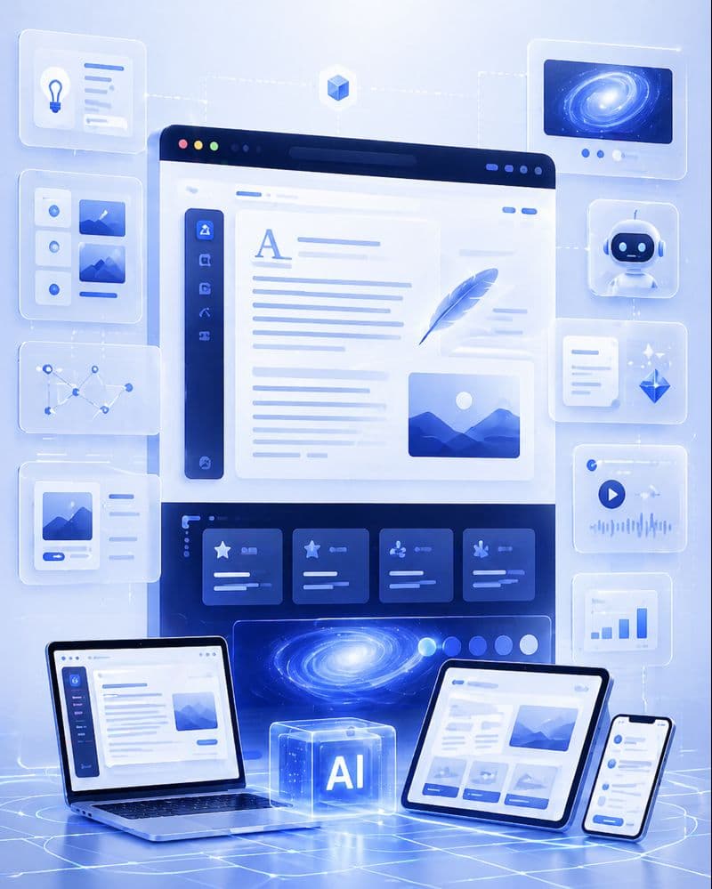 AI Content Generation service visual